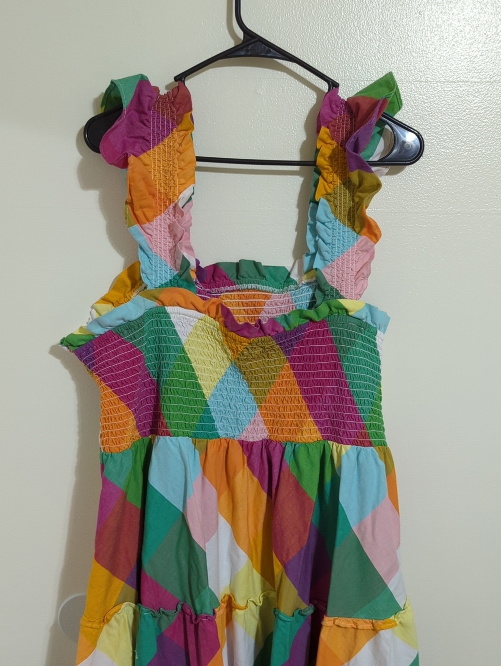 Crown & Ivy Plaid Smocked Dress - Picture 7 of 7